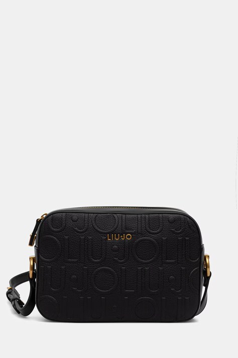 Liu Jo torebka crossbody damska z imitacji skóry czarna AF6211 E1139