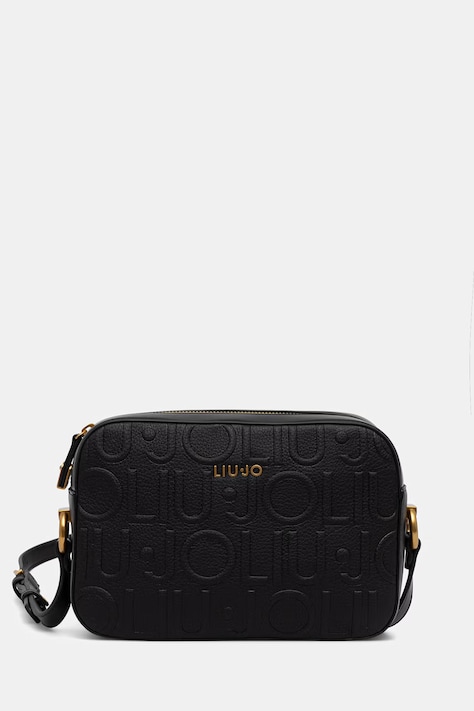 Liu Jo torebka crossbody damska z imitacji skóry czarna AF6211 E1139
