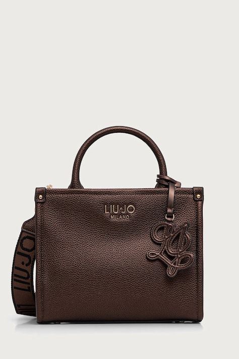 Liu Jo torebka crossbody damska z imitacji skóry brązowa AF6192 ES039
