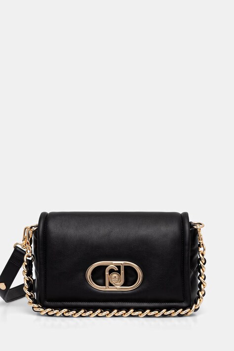 Liu Jo torebka crossbody damska z imitacji skóry czarna AF6148 E1166