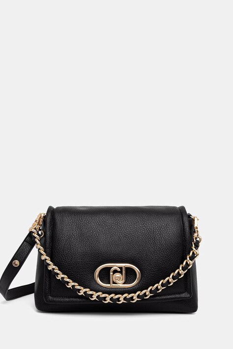 Liu Jo torebka crossbody damska z imitacji skóry czarna AF6147 E1109