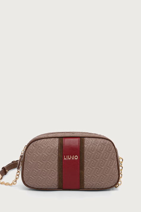 Liu Jo torebka crossbody damska z imitacji skóry brązowa AF6106 E1141