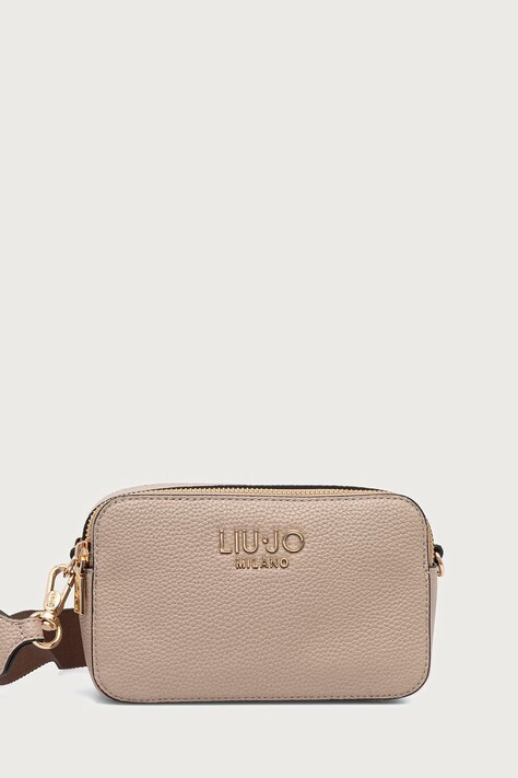 Liu Jo torebka crossbody damska z imitacji skóry beżowa AF6100 ES039