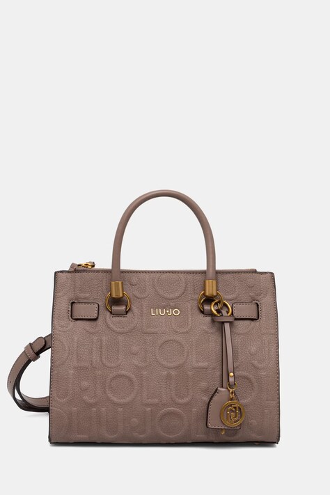 Liu Jo torebka crossbody damska z imitacji skóry brązowa AF6069 E1139