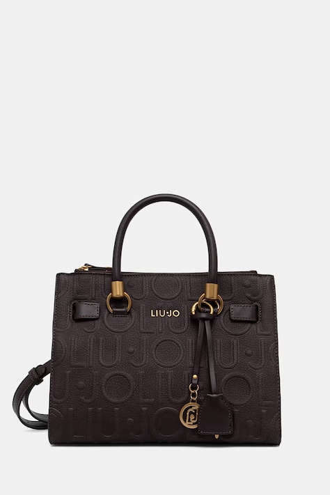 Liu Jo torebka crossbody damska z imitacji skóry brązowa AF6069 E1139