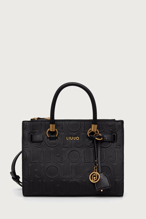 Liu Jo torebka crossbody damska z imitacji skóry czarna AF6069 E1139