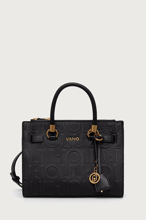 Liu Jo torebka crossbody damska z imitacji skóry czarna AF6069 E1139