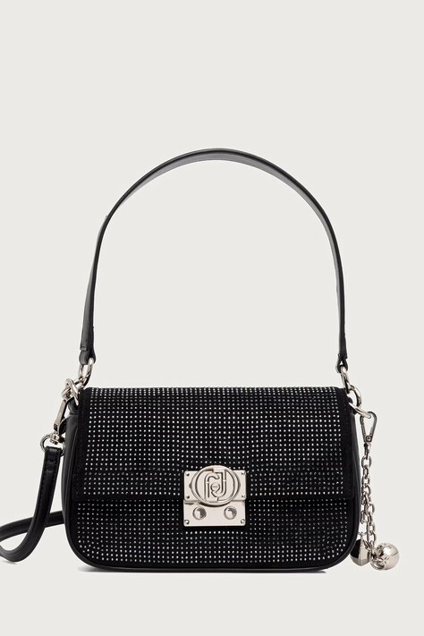 Liu Jo Torebka crossbody damska z imitacji zamszu czarna AF6055 T765A