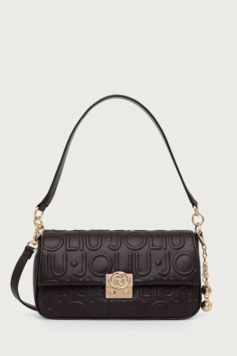 Liu Jo Torebka crossbody damska z imitacji skóry brązowa AF6053 E1167