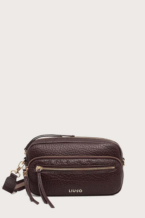 Liu Jo Geantă crossbody pentru femei cu imitație de piele burgundia AF6048 E1146