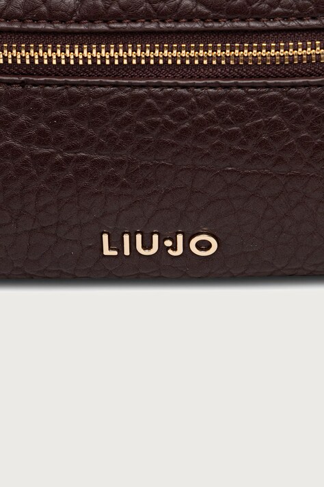 Liu Jo Torebka crossbody damska z imitacji skóry bordowa AF6048 E1146