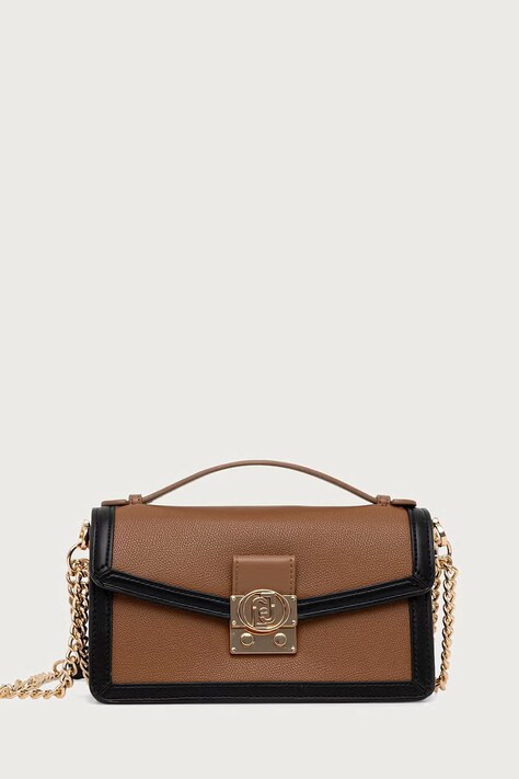 Liu Jo Torebka crossbody z imitacji skóry brązowa AF6039 E1150