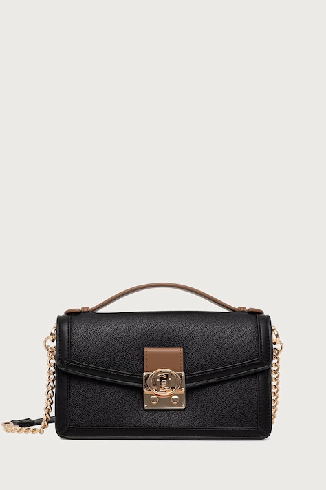 Liu Jo Torebka crossbody z imitacji skóry czarna AF6039 E1150