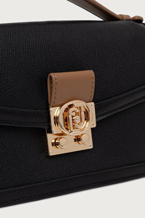 Liu Jo Torebka crossbody z imitacji skóry czarna AF6039 E1150