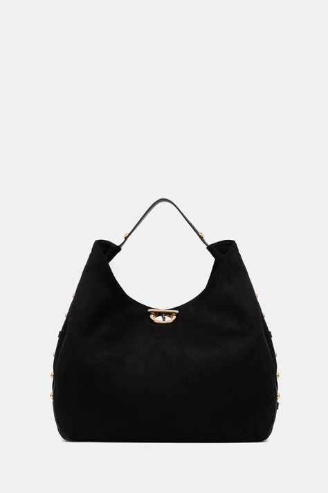 Liu Jo torebka hobo damska z imitacji zamszu czarna AF6029 T711A