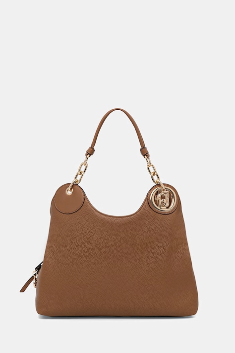 Liu Jo torebka shopper damska z imitacji skóry brązowa AF6024 ES039