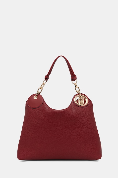 Liu Jo torebka shopper damska z imitacji skóry czerwona AF6024 ES039