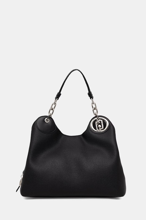 Liu Jo torebka shopper damska z imitacji skóry czarna AF6024 ES039