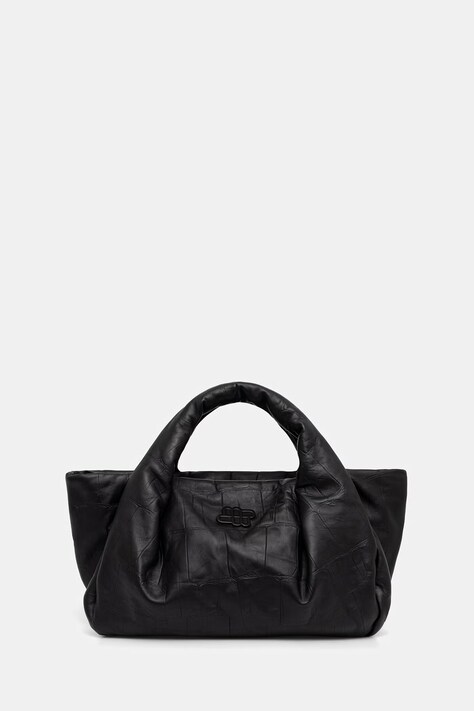 MUNTHE torebka tote damska skórzana LIXIO CROCO czarna 263190526351