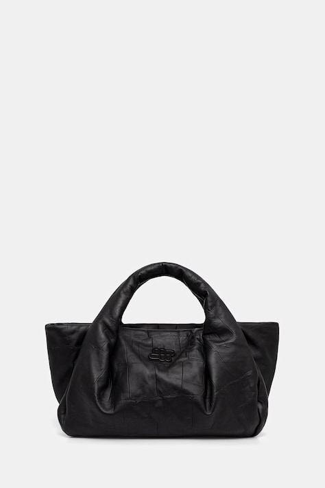 MUNTHE torebka tote damska skórzana LIXIO CROCO czarna 263190526351