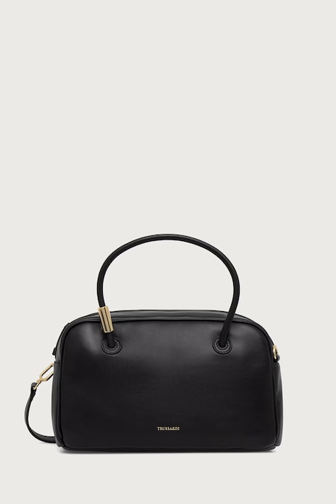 Trussardi Torebka crossbody damska skórzana czarna Z609E007147N