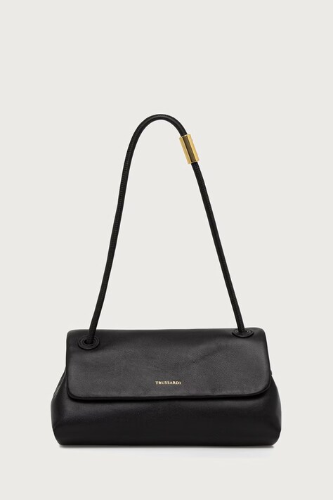 Trussardi Torebka crossbody damska skórzana czarna Z347E006725N