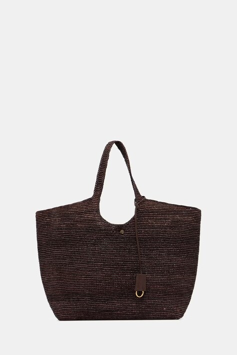 Anine Bing LILI torebka shopper damska pleciona brązowa A.13.12356.DBN1