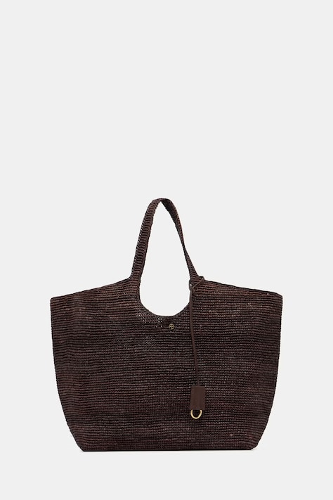 Anine Bing LILI torebka shopper damska pleciona brązowa A.13.12356.DBN1