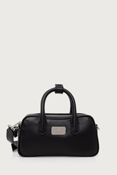 Emporio Armani Torebka crossbody damska skórzana czarna EW003825 AF32959