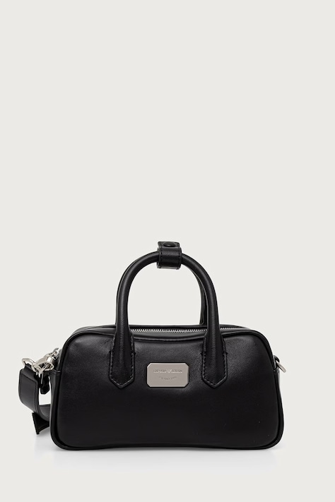 Emporio Armani Torebka crossbody damska skórzana czarna EW003825 AF32959