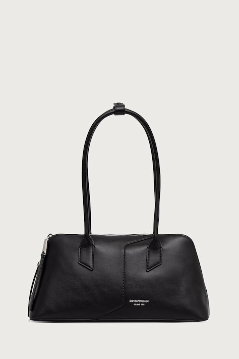 Emporio Armani Torebka damska z imitacji skóry czarna EW005676 AF29741