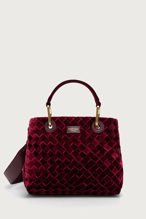 Emporio Armani Torebka crossbody damska bordowa EW000361 AF28253