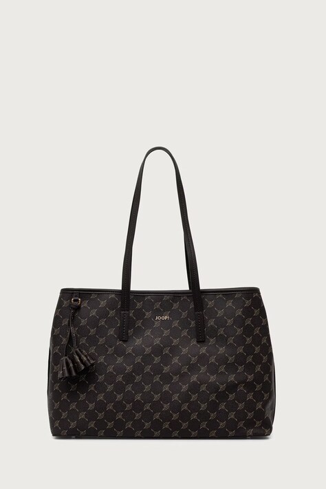 Joop! Torebka shopper damska z imitacji skóry Cortina Imogen brązowa 4140008600