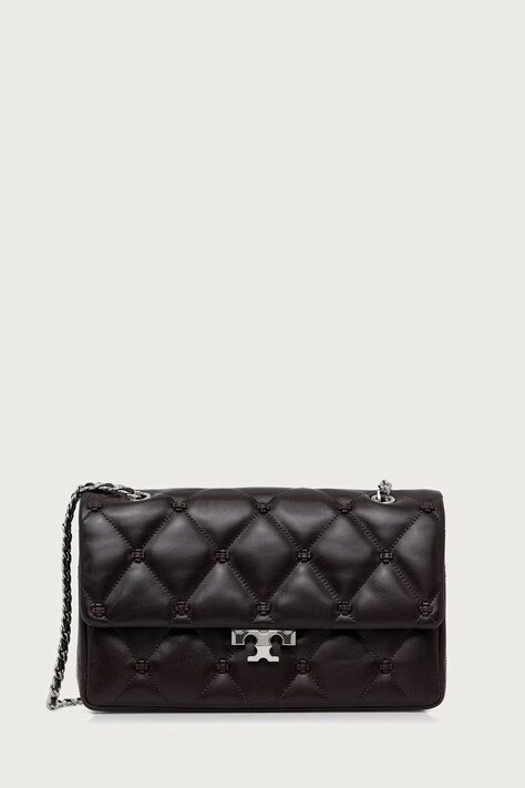 Tory Burch Torebka damska skórzana Bunny Knot brązowa 186192
