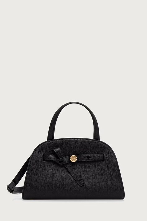 Tory Burch torebka crossbody damska skórzana Romy Small Bauletto czarna 179989