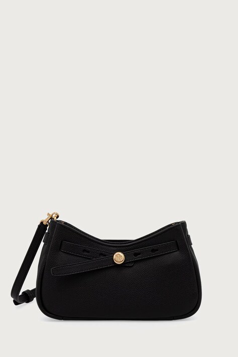 Tory Burch torebka crossbody damska skórzana Romy Zip czarna 179955