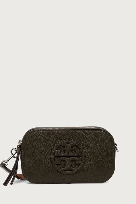 Tory Burch torebka crossbody damska skórzana Miller Mini zielona 183120