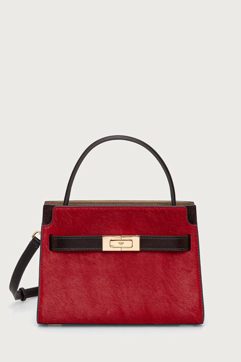 Tory Burch torebka damska skórzana Lee Radziwill czerwona 183349