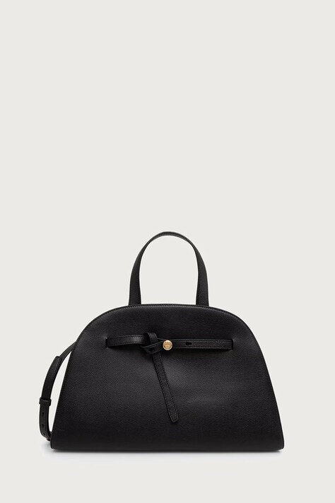 Tory Burch torebka shopper damska skórzana Romy czarna 179990