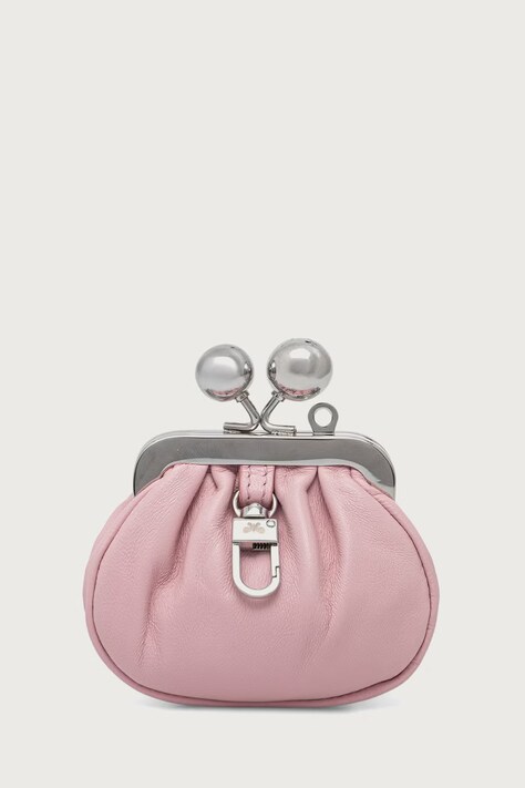 Weekend Max Mara Torebka crossbody damska skórzana DIOMEDE różowa 2625726024600