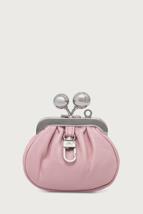 Weekend Max Mara Torebka crossbody damska skórzana DIOMEDE różowa 2625726024600