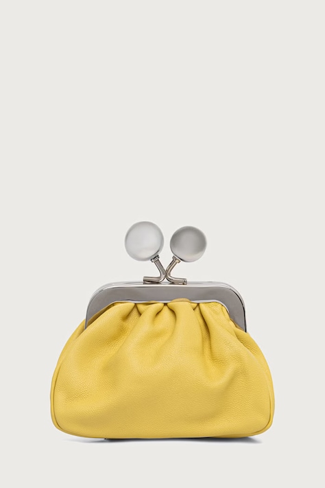 Weekend Max Mara Torebka crossbody damska skórzana DIOMEDE żółta 2625726024600