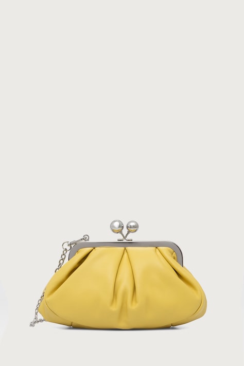 Weekend Max Mara Torebka damska skórzana PRATI żółta 2625516114600
