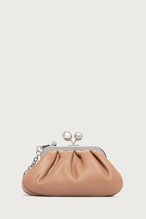 Weekend Max Mara Torebka crossbody damska skórzana WKANEMBI brązowa 2625516104600