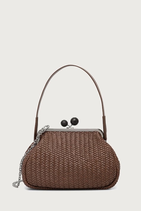 Weekend Max Mara Torebka damska skórzana WKAERE brązowa 2625516074600