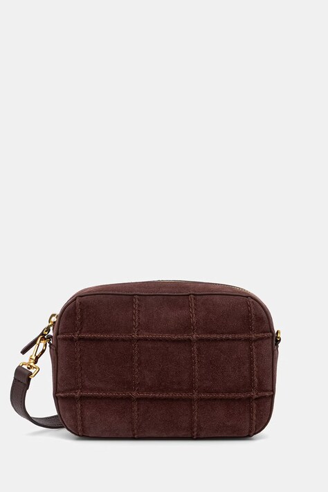 Coccinelle torebka crossbody damska skórzana bordowa E5 VWH 55 I1 01