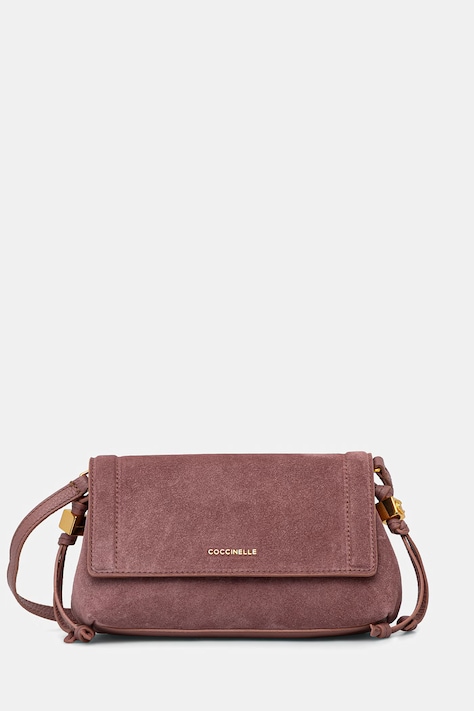 Coccinelle torebka crossbody damska zamszowa różowa E5 VCB 55 01 01