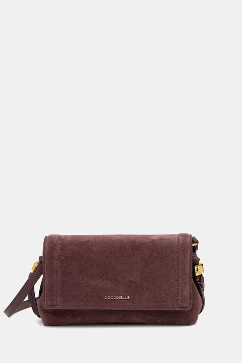 Coccinelle torebka crossbody damska zamszowa bordowa E5 VCB 55 01 01