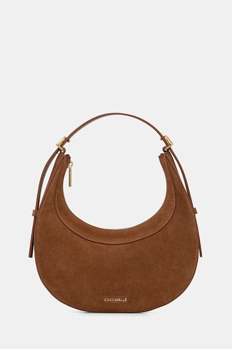 Coccinelle torebka crossbody damska zamszowa brązowa E5 USA 53 01 01