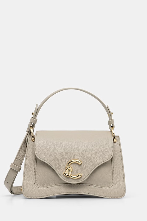 Coccinelle torebka crossbody damska skórzana beżowa E1 SSL 18 02 21